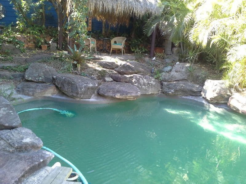 Fibreglass pool renovated by Brady — Michael & Gaynor Hooper