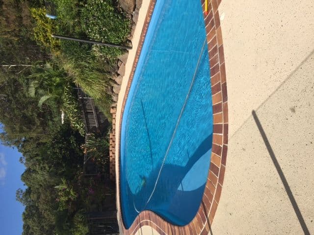 Fibreglass pool renovated by Brady — Glen & Tracey Leeder