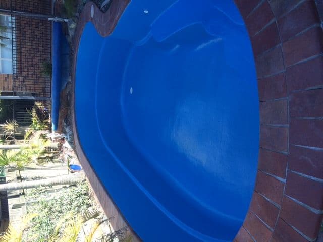 Fibreglass pool renovated by Brady — Andrew Newcombe